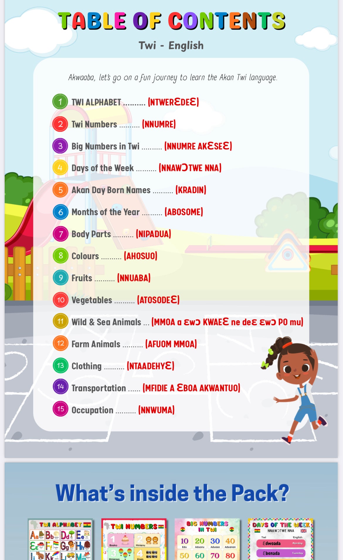 Learn BASIC TWI Words PDF | Digital Download