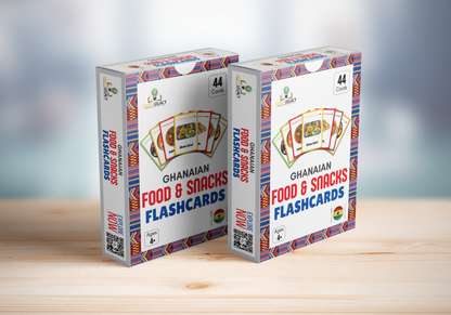 GHANAIAN FOOD & SNACKS FLASHCARDS | DIGITAL DOWNLOAD