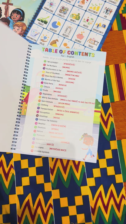 LEARN 300+ TWI WORDS Booklet for Kids and Beginners